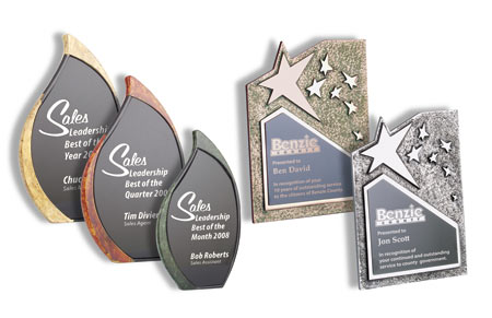 Resin Tear Drop and Resin Rising Star Awards